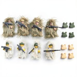 LEERFEI Jungle Warfare Mini Figures ABS Material-0