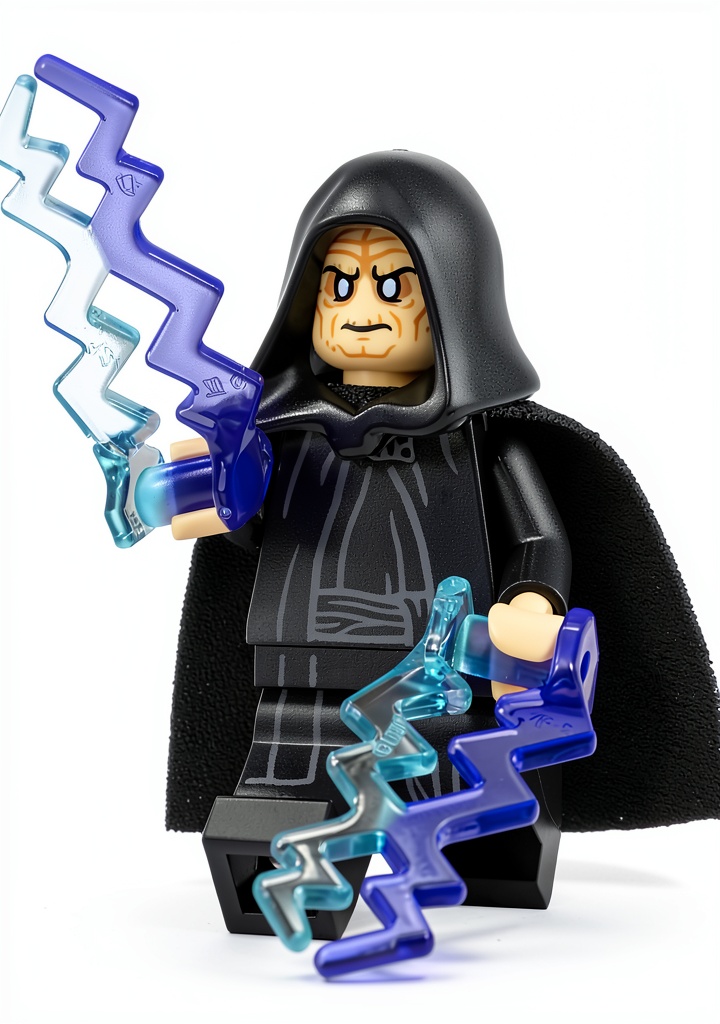 Installing LEGO Minifigure Building Toy Figures for Kids 15+ on a wooden desk