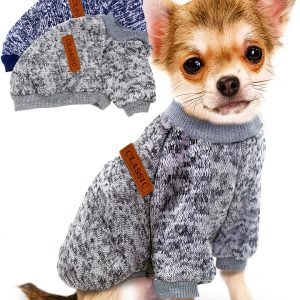Dog Sweater Uswalnna Small Dogs Cozy Warmth Multi‑Color Size Options-0