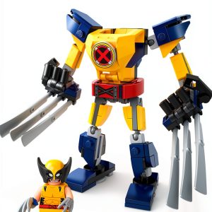 LEGO Marvel Wolverine Mech Armor Building Set with Minifigure and-0
