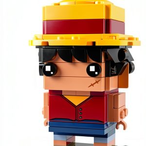 LEGO BrickHeadz Monkey D. Luffy Figure Toy for ONE PIECE Fans-0