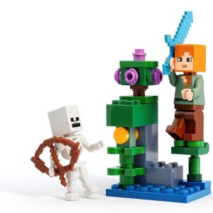 LEGO Minecraft Cave Alex & Skeleton Mini Set 30705 Building Figure-0