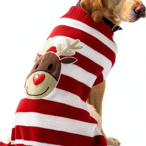 HAPEE Christmas Large Dog Sweater Santa Xmas Dog Clothes XX-Large-0