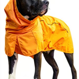 Dog Raincoat Spark Paws Waterproof Windproof Mustard Yellow 3XL-0
