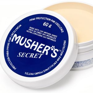 Musher's Secret Dog Paw Wax 60g – Moisturizing Dog Paw Balm – Helps Protect & Heals Cracked Paws – Creates an Invisible Paw Protectors Barrier – All-Natural Nose & Paw Balm with Vitamin E-0